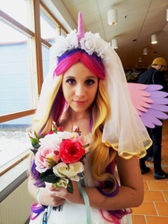 Size: 2448x3264 | Tagged: safe, artist:amenoo, princess cadance, human, g4, 2013, convention, cosplay, irl, irl human, närcon vinter, photo