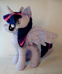 Size: 1002x1200 | Tagged: safe, artist:planetplush, twilight sparkle, alicorn, pony, g4, female, irl, mare, photo, plushie, solo, twilight sparkle (alicorn)