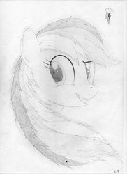 Size: 900x1239 | Tagged: safe, artist:brony4evur, rainbow dash, g4, traditional art