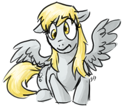 Size: 715x620 | Tagged: safe, artist:biohazardouswaste, derpy hooves, pegasus, pony, g4, female, mare