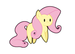 Size: 840x612 | Tagged: safe, artist:sauec, fluttershy, pony, g4, female, simple background, solo, transparent background