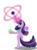 Size: 4071x5500 | Tagged: safe, artist:ambassad0r, twilight sparkle, pony, g4, absurd resolution, alternate hairstyle, bipedal, female, magic, simple background, solo, transparent background, vector