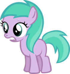Size: 6000x6376 | Tagged: safe, aura (g4), earth pony, pony, g4, absurd resolution, female, filly, simple background, solo, transparent background, vector