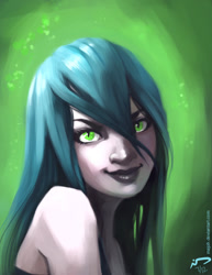 Size: 638x825 | Tagged: safe, artist:majoh, queen chrysalis, g4, humanized, stupid sexy chrysalis