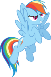 Size: 2432x3680 | Tagged: safe, artist:octanbearcat, rainbow dash, pegasus, pony, g4, the ticket master, simple background, solo, transparent background, vector