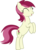 Size: 2463x3453 | Tagged: safe, artist:ocarina0ftimelord, roseluck, earth pony, pony, g4, ^^, bipedal, eyes closed, female, open mouth, show accurate, simple background, solo, transparent background, vector