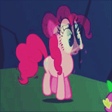 Size: 160x160 | Tagged: safe, screencap, pinkie pie, spike, dragon, earth pony, pony, feeling pinkie keen, g4, animated, balloonie pie, cropped, female, fetish fuel, inflation, male, mare, solo focus, spherical inflation