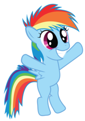Size: 3158x4491 | Tagged: safe, artist:bigccv, rainbow dash, g4, filly, simple background, transparent background, vector