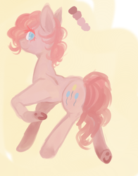 Size: 560x715 | Tagged: safe, artist:thedeermiddleground, pinkie pie, earth pony, pony, g4, female, solo