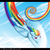 Size: 2000x2000 | Tagged: safe, artist:reckless-raven, rainbow dash, g4, flying