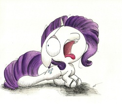 Size: 964x820 | Tagged: safe, artist:getchanoodlewet, rarity, pony, g4, solo, tired