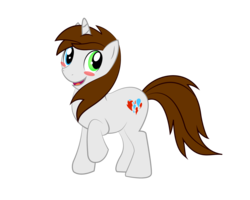 Size: 1280x1024 | Tagged: safe, artist:dnyshy, oc, oc only, pony, unicorn, blushing