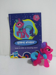 Size: 1200x1600 | Tagged: safe, ribbon wishes, g4, blind bag, blind bag card, blind bag pony, collector card, toy