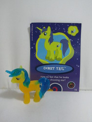 Size: 1200x1600 | Tagged: dead source, safe, comet tail, pony, unicorn, g4, collector card, male, stallion, toy