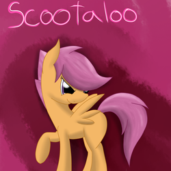 Size: 2600x2600 | Tagged: safe, artist:flashiest lightning, scootaloo, pegasus, pony, g4, cutie mark crusaders, filly