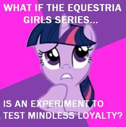 Size: 399x400 | Tagged: safe, twilight sparkle, pony, equestria girls, g4, text, theory, thinking