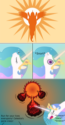 Size: 1240x2370 | Tagged: safe, artist:crunchnugget, princess celestia, g4, solo, sun