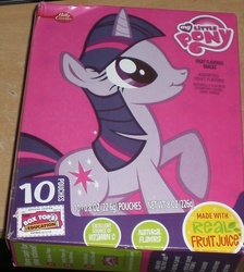 Size: 560x626 | Tagged: safe, twilight sparkle, g4, official, betty crocker, fruit snacks, merchandise, twilight is a lion