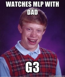 Size: 400x473 | Tagged: safe, g3, bad luck brian, barely pony related, exploitable meme, image macro, meme, meta