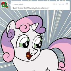 Size: 893x893 | Tagged: safe, artist:lemondevil, sweetie belle, biporarity, g4