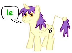 Size: 1310x970 | Tagged: safe, alula, pluto, princess erroria, alicorn, pony, g4, error, joke, le, princess, reddit