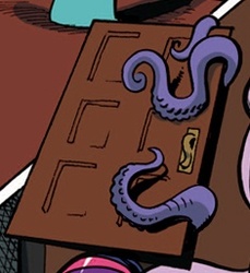 Size: 235x256 | Tagged: safe, idw, official comic, g4, door, issue #4, tentacles