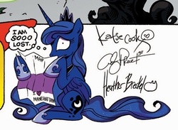 Size: 438x320 | Tagged: safe, idw, official comic, princess luna, alicorn, pony, g4, the return of queen chrysalis, spoiler:comic, map, wide eyes