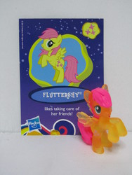 Size: 1200x1600 | Tagged: safe, fluttershy, g4, collector card, female, irl, photo, toy