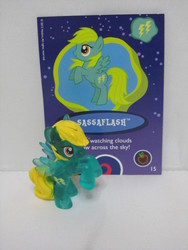 Size: 1200x1600 | Tagged: safe, sassaflash, g4, collector card, female, irl, photo, toy