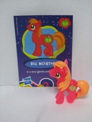 Size: 1200x1600 | Tagged: safe, big macintosh, earth pony, pony, g4, blind bag, collector card, irl, male, photo, stallion, toy
