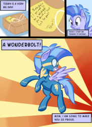 Size: 2400x3300 | Tagged: safe, artist:shelltoon, oc, oc only, oc:nimbostratus, nimby's world, wonderbolts uniform