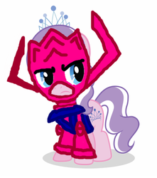 Size: 354x400 | Tagged: safe, edit, diamond tiara, g4, galactus, ms paint