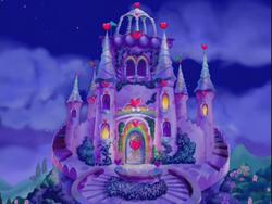 Size: 640x480 | Tagged: safe, screencap, a very pony place, come back lily lightly, g3, background, castle, crystal rainbow castle, night, no pony, pretty, unicornia