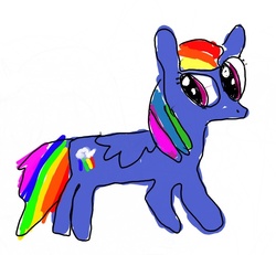 Size: 603x558 | Tagged: safe, artist:zestyoranges, rainbow dash, g4, quality, ronbow dosh