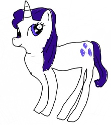 Size: 543x614 | Tagged: safe, artist:zestyoranges, rarity, g4, quality, ruroty, rurrity