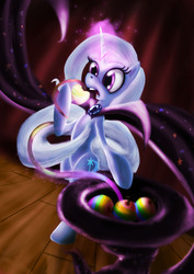 Size: 2480x3508 | Tagged: safe, artist:zolombo, trixie, g4, zap apple