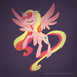 Size: 640x640 | Tagged: safe, artist:rinzu, princess cadance, alicorn, pony, g4, female, mare, solo