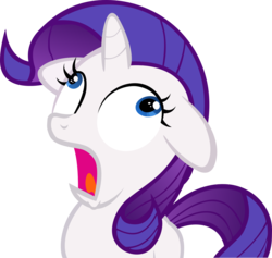 Size: 2151x2043 | Tagged: safe, artist:dumbrock1, rarity, g4, derp, didney worl, faic, filly, floppy ears, simple background, transparent background, vector