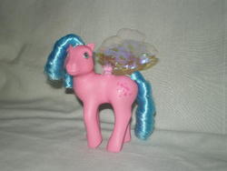 Size: 640x480 | Tagged: safe, photographer:lancer, wingsong (g1), flutter pony, pony, g1, female, irl, mare, photo, solo, toy