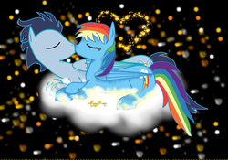 Size: 711x499 | Tagged: safe, artist:maryponyjane, rainbow dash, soarin', g4, female, male, ship:soarindash, shipping, straight