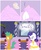 Size: 1020x1230 | Tagged: safe, artist:kryptchild, rarity, snails, ask glitter shell, g4, bathrobe, caught, clothes, ear, glitter shell, robe, spa, towel