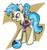 Size: 506x538 | Tagged: safe, artist:luga12345, allie way, pony, unicorn, g4, blushing, bowling ball, female, mare, solo