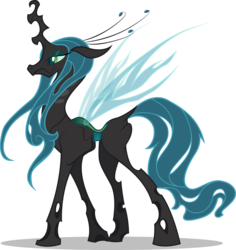 Size: 3949x4182 | Tagged: safe, artist:emkay-mlp, queen chrysalis, changeling, changeling queen, g4, absurd resolution, female, simple background, solo, transparent background, vector