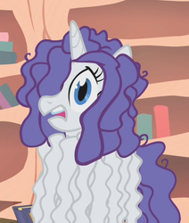 Size: 859x1011 | Tagged: safe, screencap, rarity, pony, unicorn, bridle gossip, g4, faic, female, hairity, mare, poison joke, solo