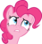 Size: 4096x4321 | Tagged: safe, artist:the-crusius, pinkie pie, g4, wonderbolts academy, absurd resolution, reaction image, simple background, transparent background, vector