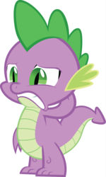 Size: 3000x5010 | Tagged: safe, artist:the-crusius, spike, dragon, g4, male, reaction image, simple background, solo, transparent background, vector