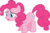 Size: 4537x3000 | Tagged: safe, artist:the-crusius, pinkie pie, earth pony, pony, g4, female, mare, reaction image, simple background, solo, transparent background, vector