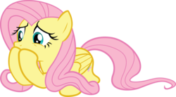 Size: 5450x3000 | Tagged: safe, artist:the-crusius, fluttershy, pegasus, pony, g4, female, mare, reaction image, simple background, solo, transparent background, vector