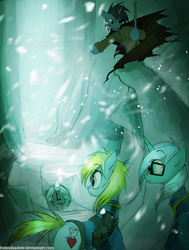 Size: 679x900 | Tagged: safe, artist:foxinshadow, oc, fallout equestria, fallout equestria: pure hearts, cover, cover art, crossover, fanfic, fanfic art, fanfic cover
