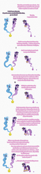 Size: 504x2102 | Tagged: safe, artist:verve, trixie, twilight sparkle, genie, ask genie twilight, asktwixiegenies, g4, comic, duality, self ponidox, tumblr